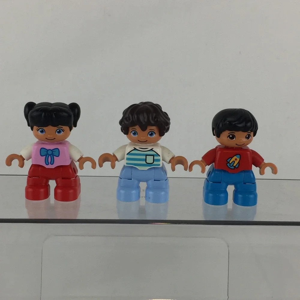 LEGO Duplo Figure Lot 9 piece Town People Construction Kids Twins‎ People